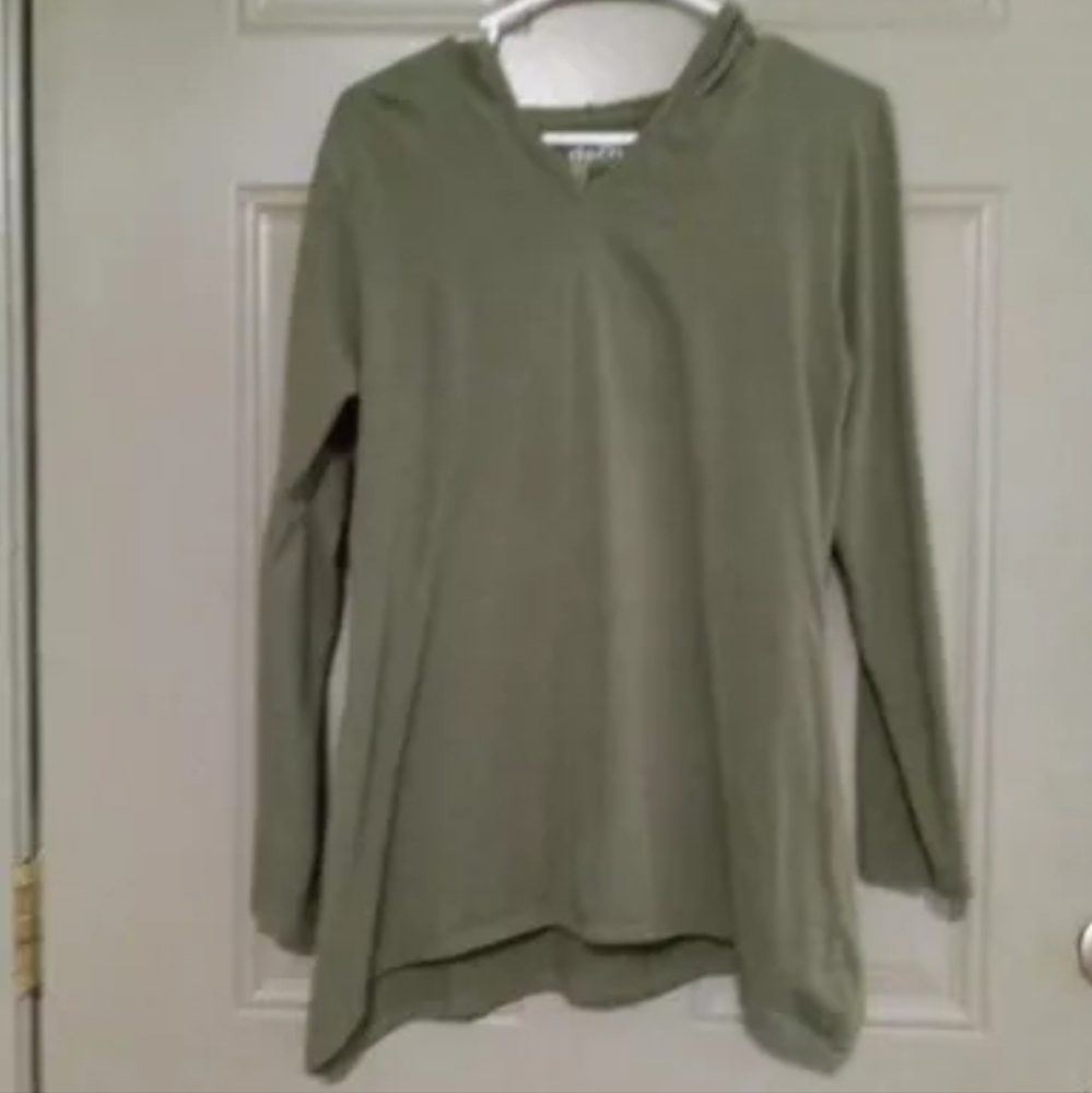 d & Co Denim Company  Womens Top Hoodie Top Size S